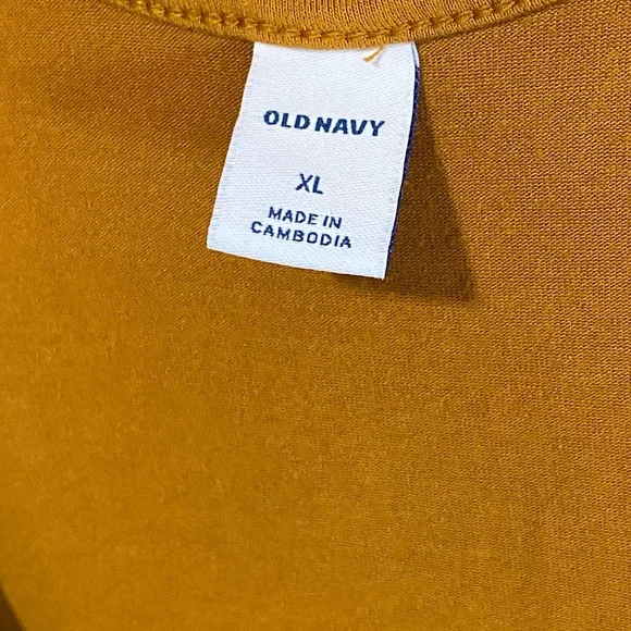 Old Navy fitted midi tank dress burnt orange xl - Picture 6 of 8